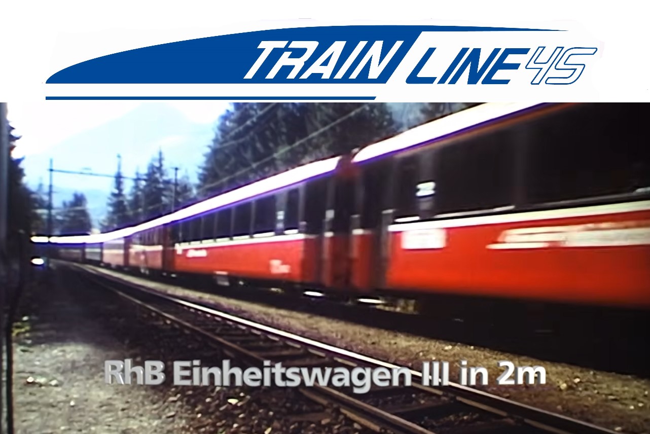 Einfach auf das Bild klicken und den Film über die neuen RhB Einheitswagen III von TrainLine 45 ansehen.