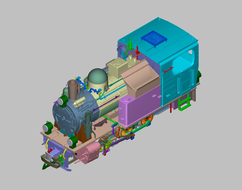 3D Modell der 996101 von Train Line Gartenbahnen - Highlight 2014